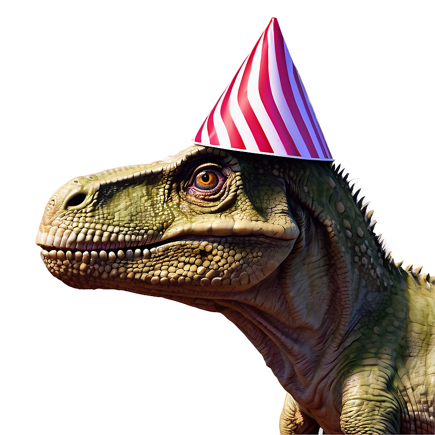 Dino With Party Hat Png Mxn15 PNG