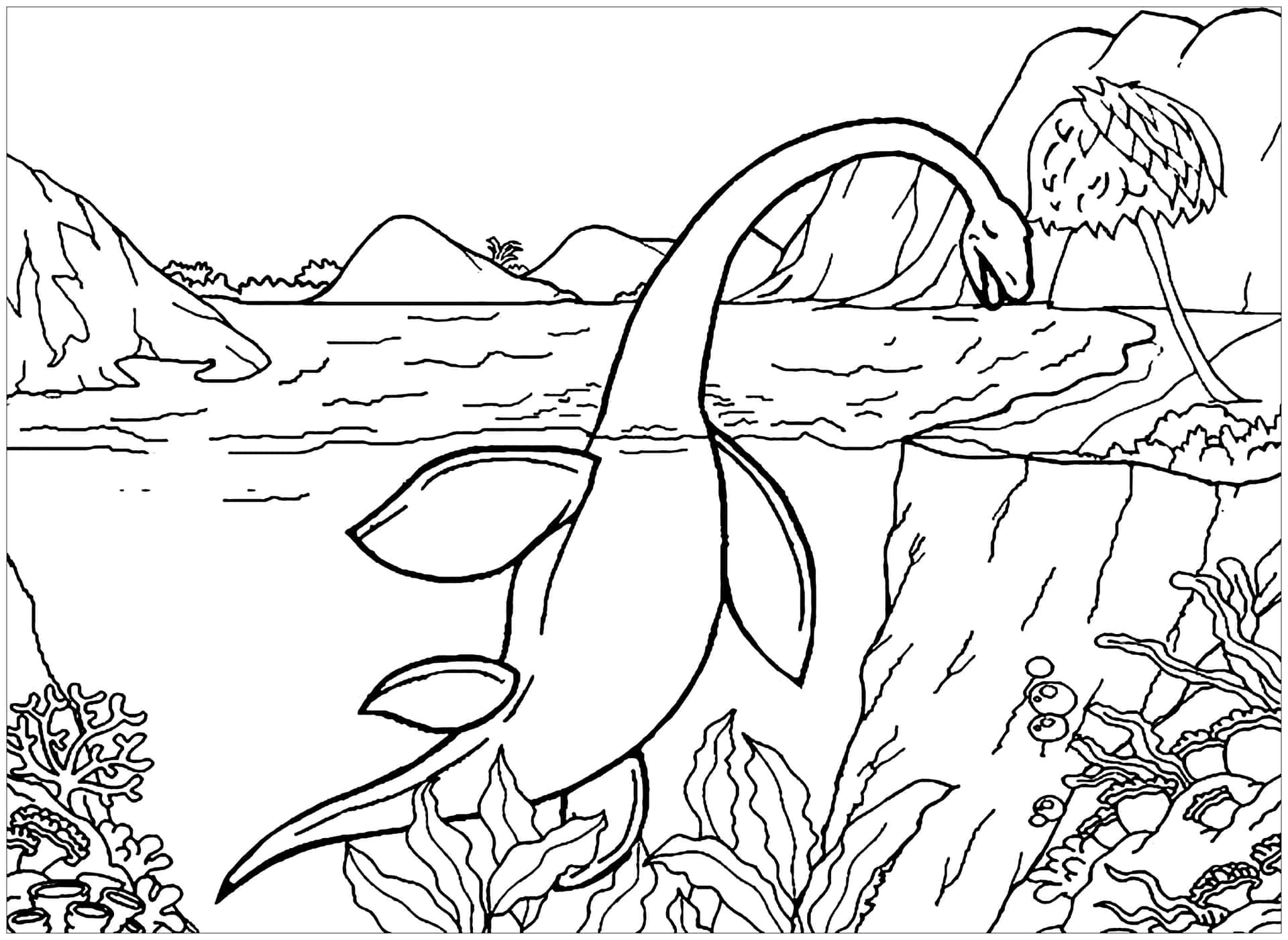 Dinosaur Coloring Pages - Photo 20
