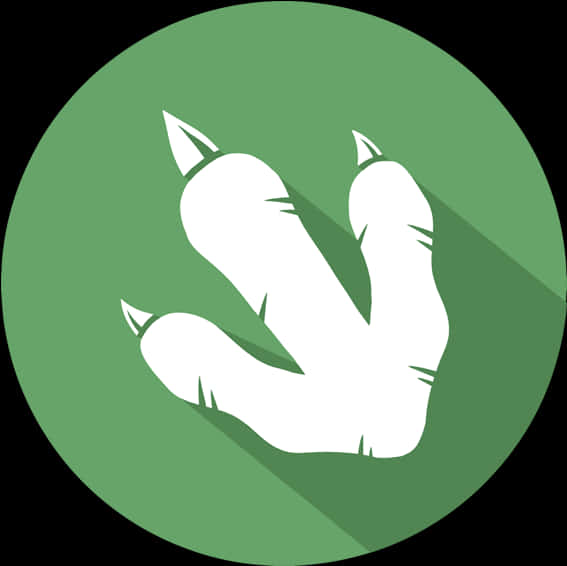 Dinosaur Footprint Icon PNG