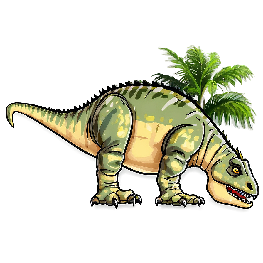 Dinosaur In Forest Png Dcw51 PNG