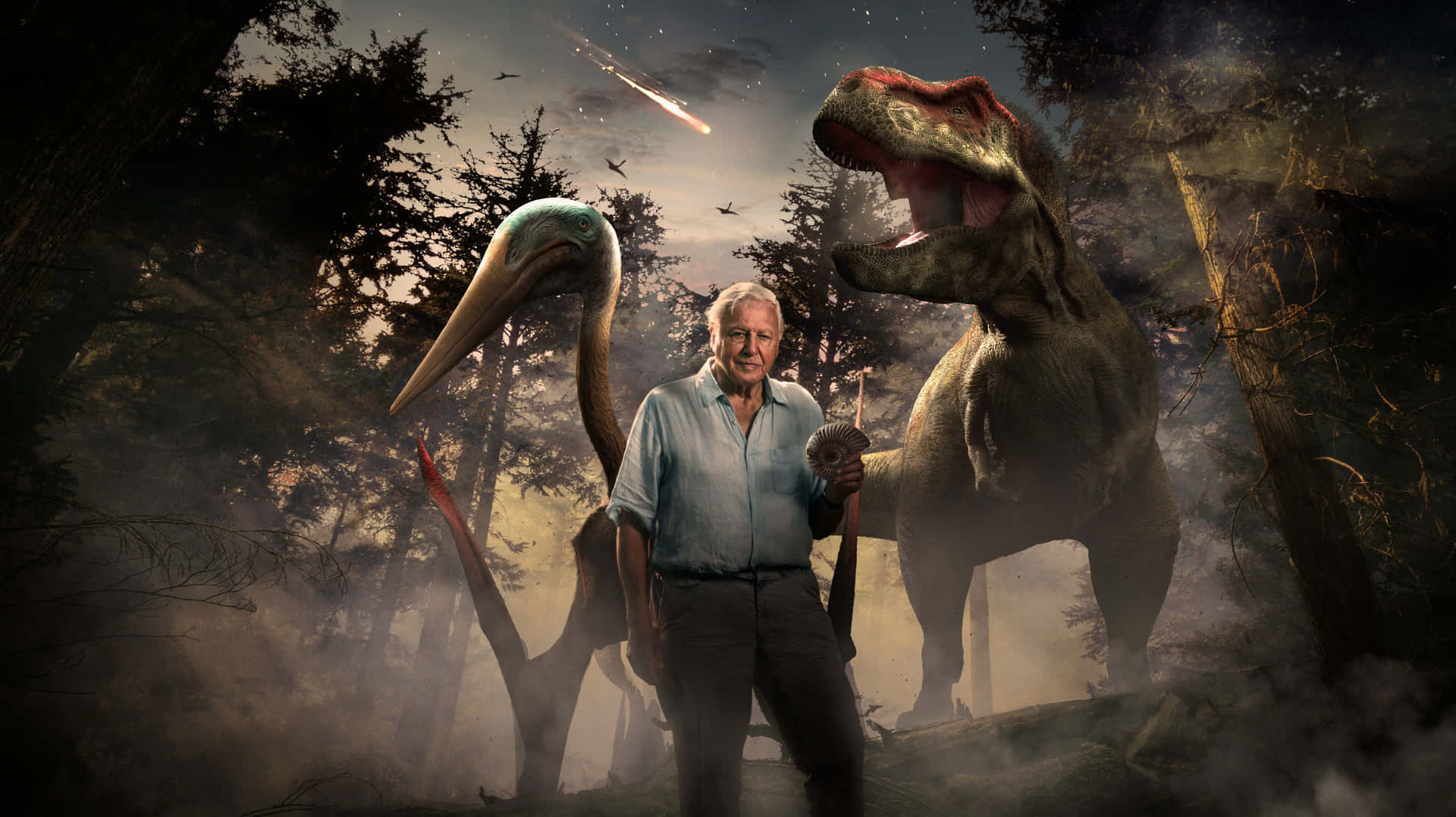 Dinosaurapokalypse David Attenborough Billede