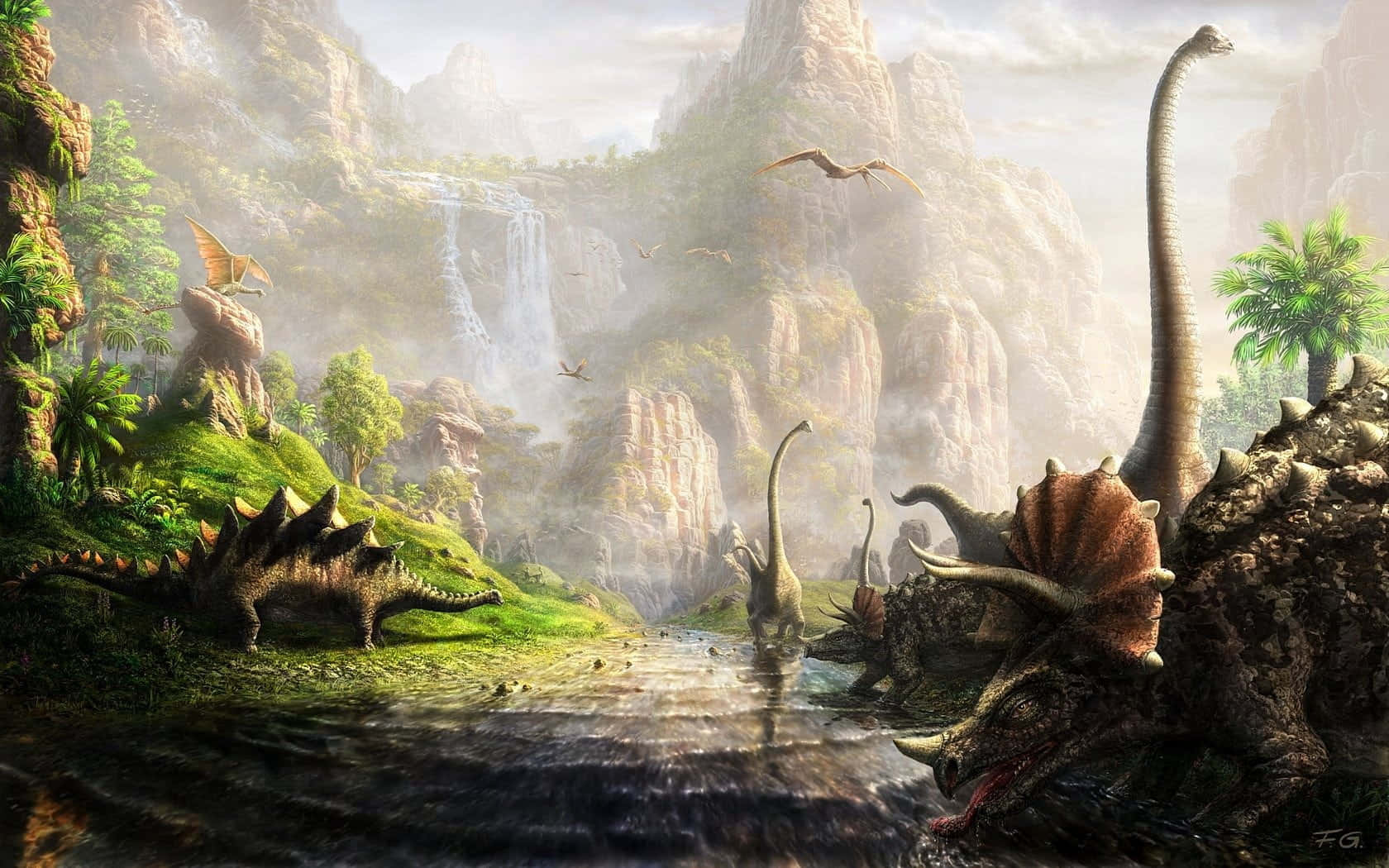 Dinosaurs Extinct Fantasy Island Picture