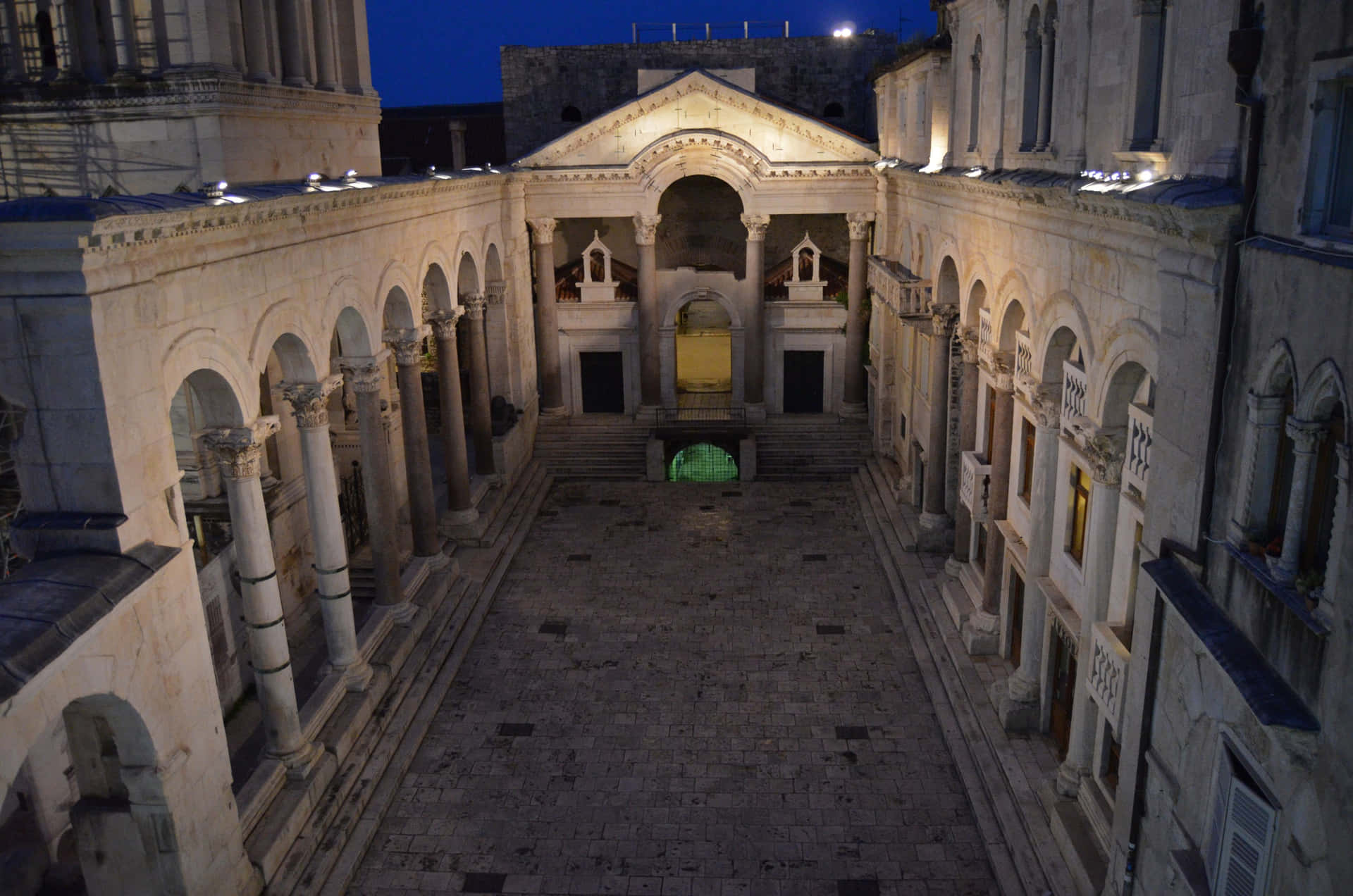 Diocletians Palace In The Evening Picture