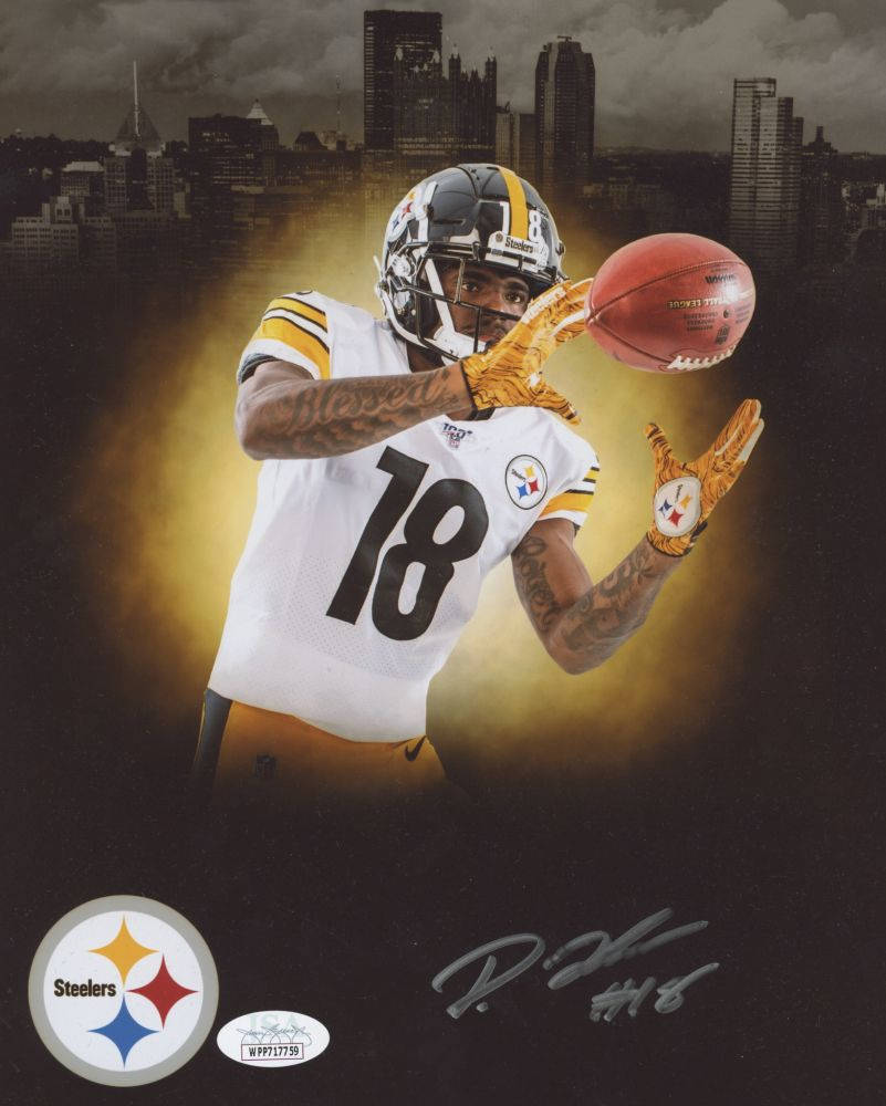 Diontae Johnson Nfl Steelers Signature Poster Background