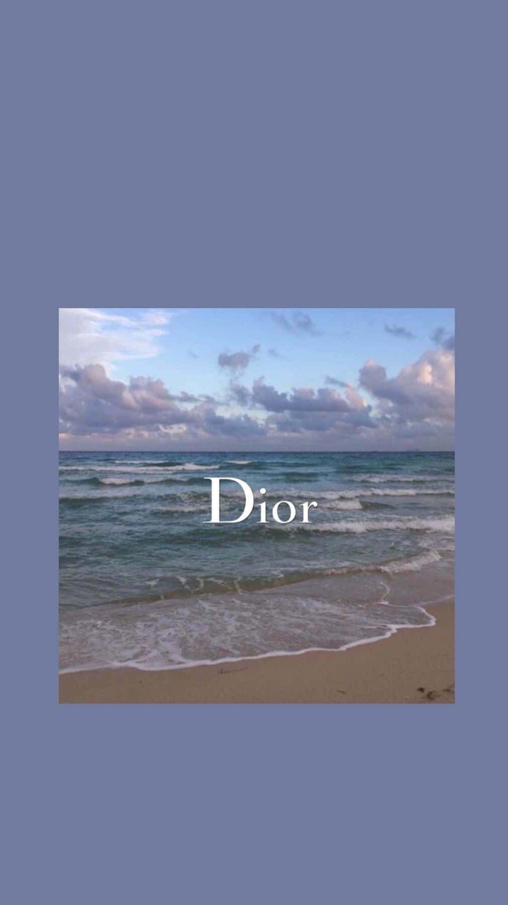 Dior Branded Beachscape Wallpaper