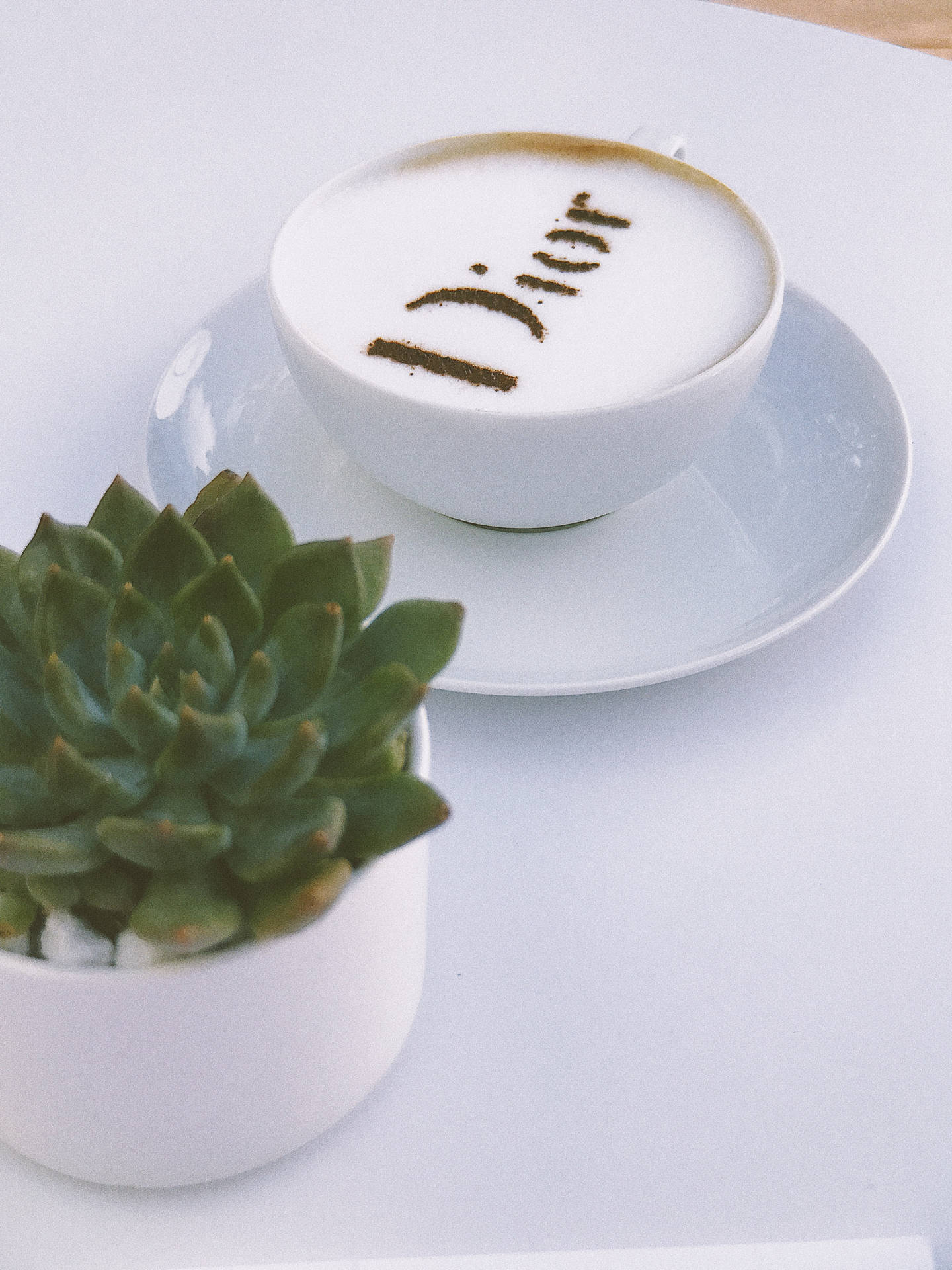 Dior Coffee Latte Wallpaper