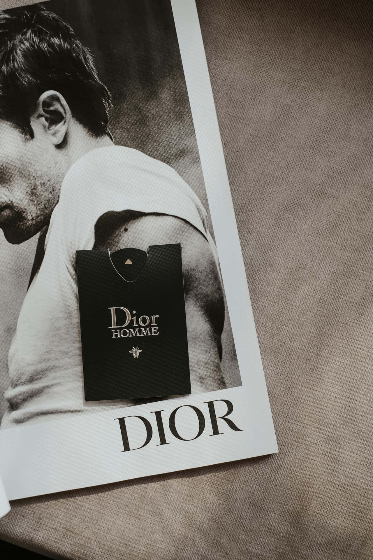 Dior Homme Fragrance Advert Wallpaper