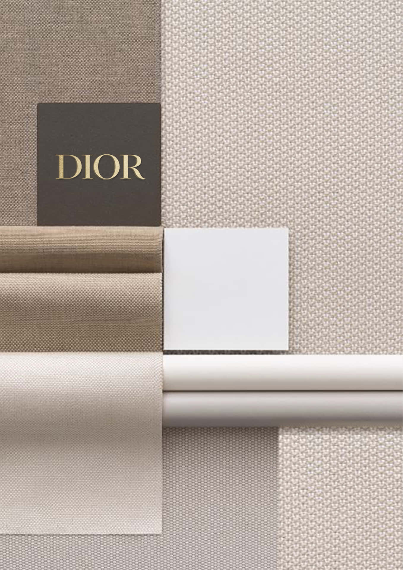 Download Dior Logo Fabric Textures Wallpaper | Wallpapers.com