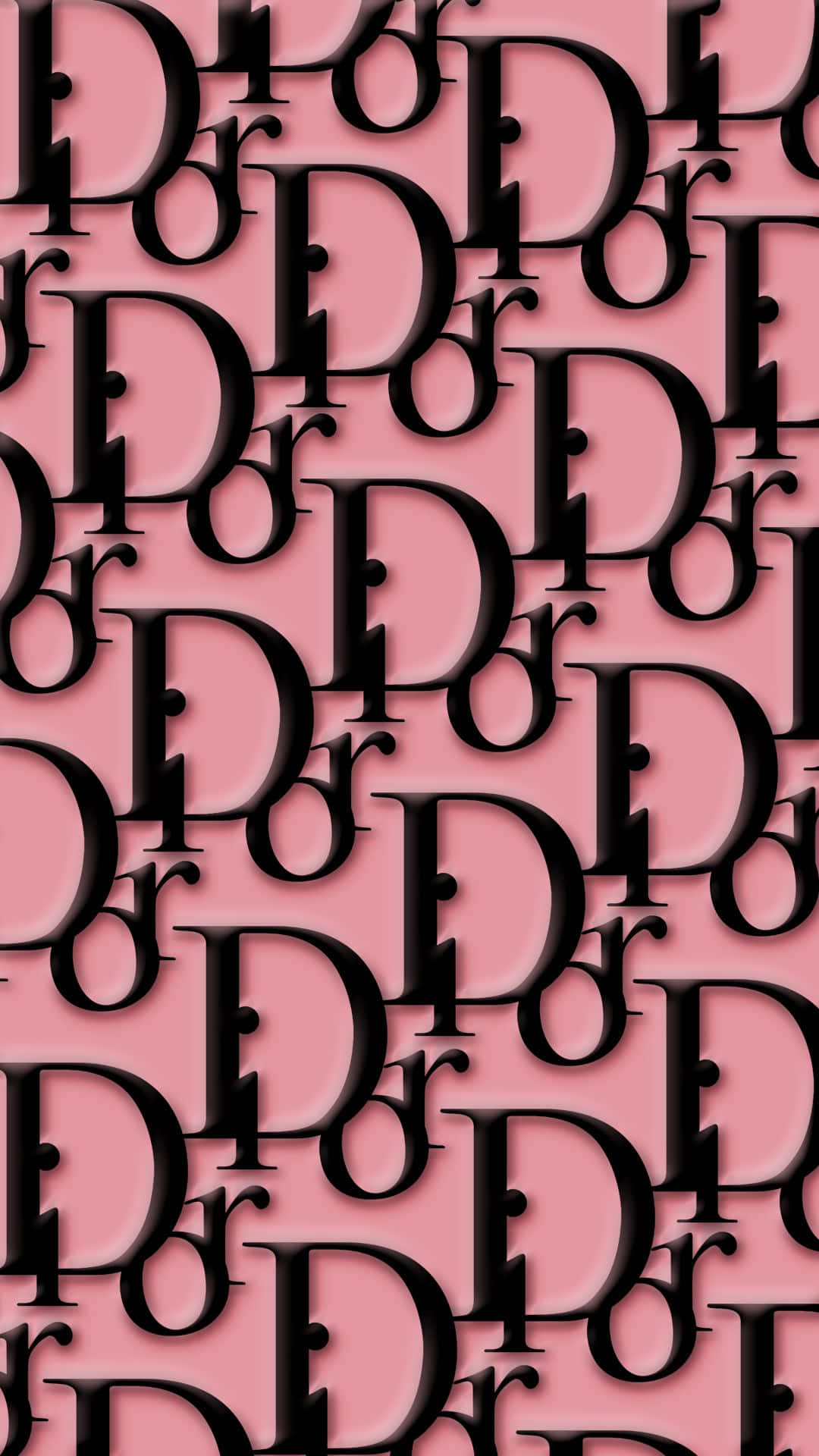 Dior Patterni Phone Wallpaper Wallpaper