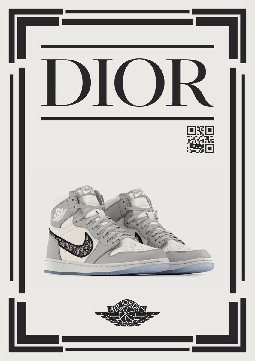 Dior X Nike Shoes Wallpaper
