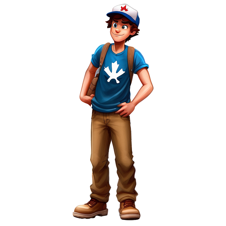 Download Dipper Pines Character Png Vlp | Wallpapers.com