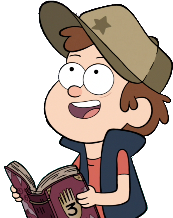 Dipper Reading Journal3 Gravity Falls PNG