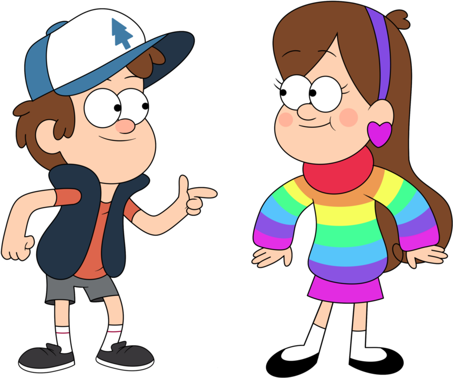 Download Dipperand Mabel Pines Gravity Falls | Wallpapers.com