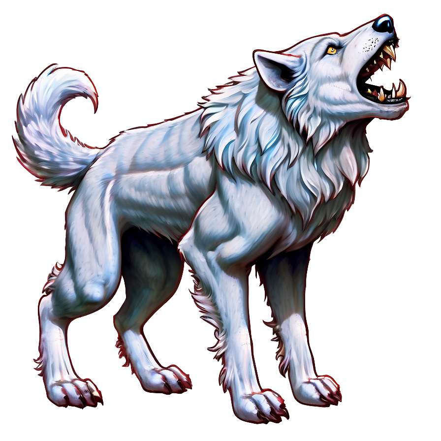 Download Dire Wolf Fantasy Art Png 10 | Wallpapers.com