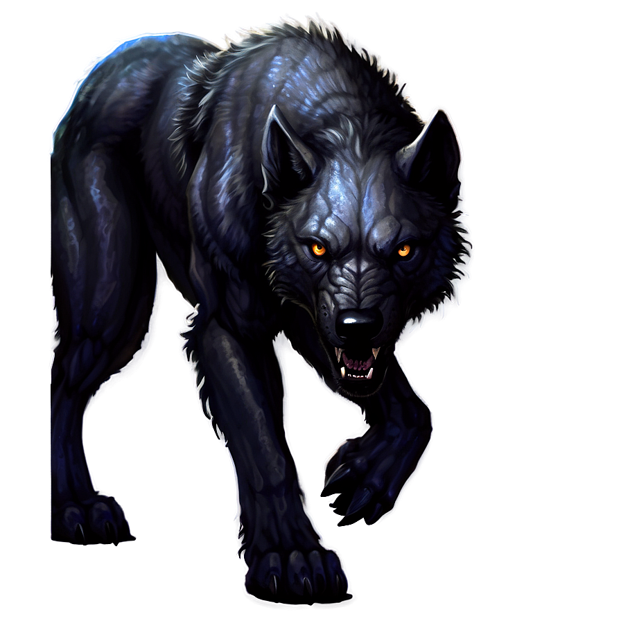 Download Dire Wolf Fantasy Art Png Qnc 4336