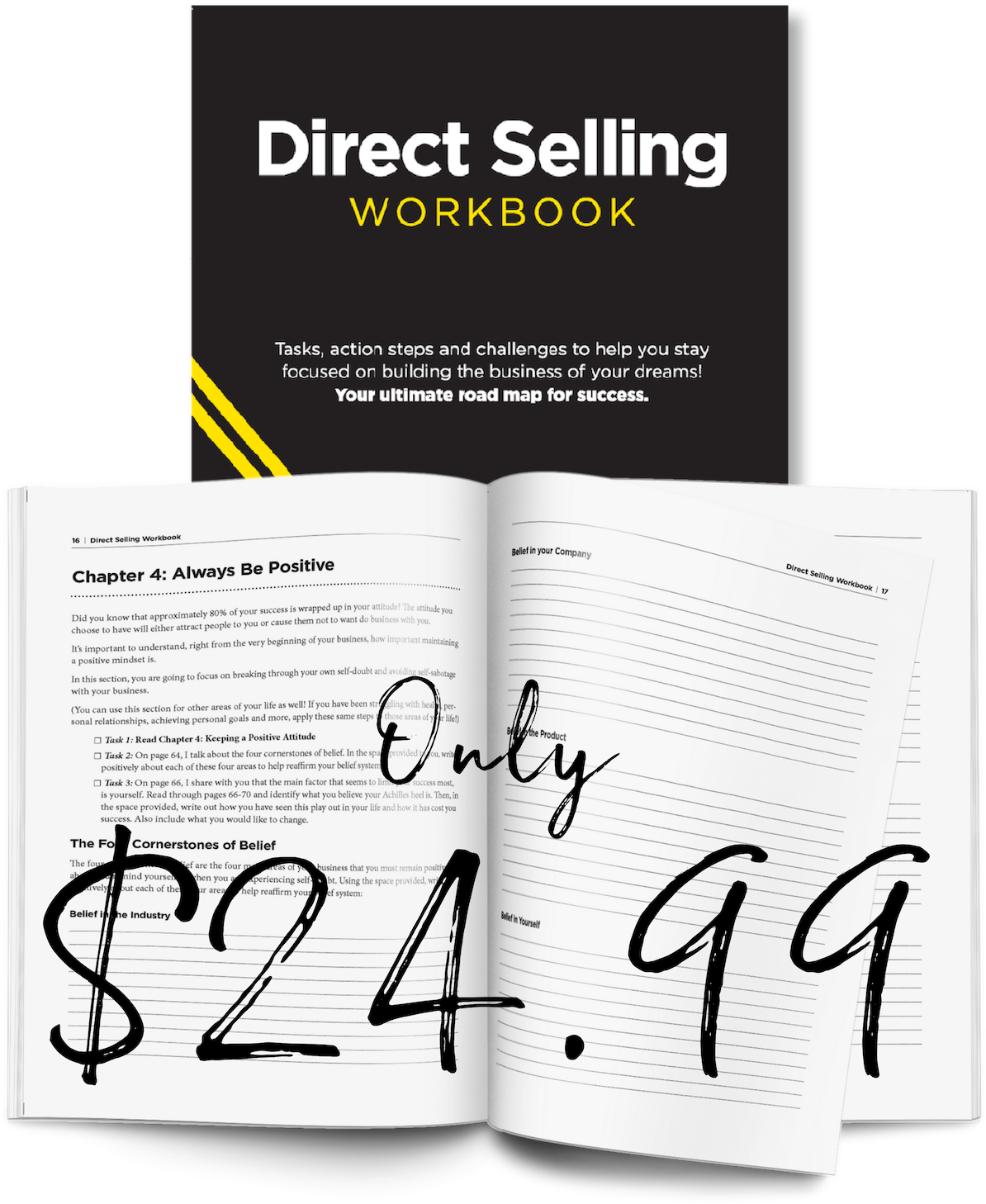 Direct Selling Workbook Promotion PNG