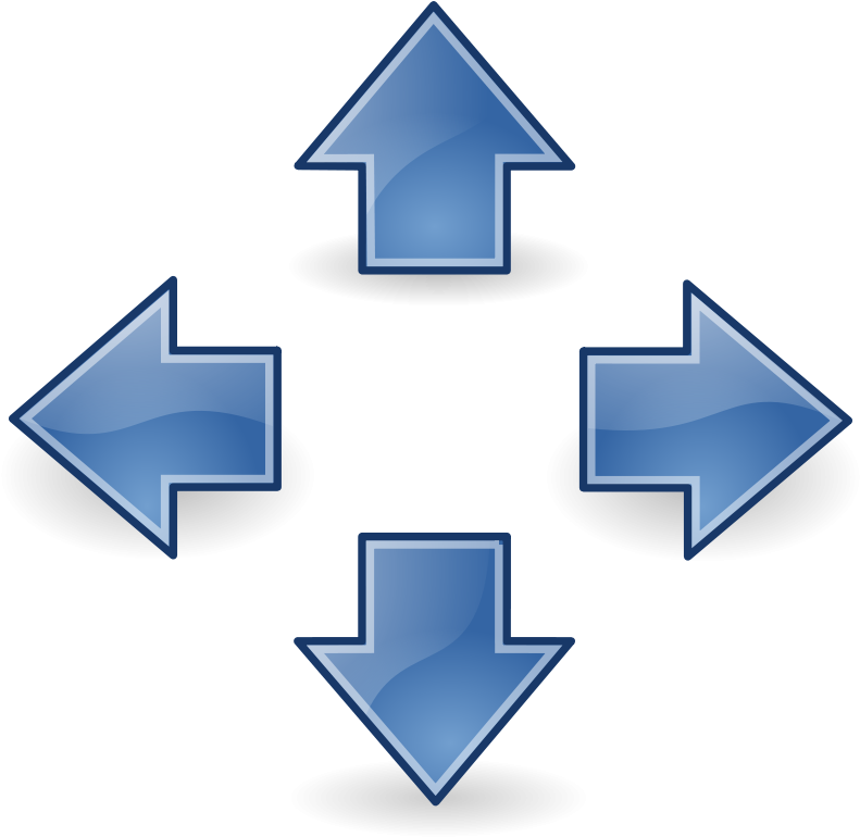 Directional Arrows Graphic PNG