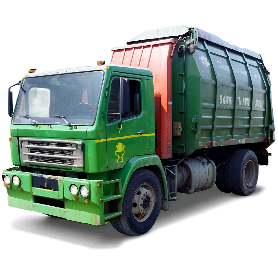 Dirty Garbage Truck Png Mhf73 PNG