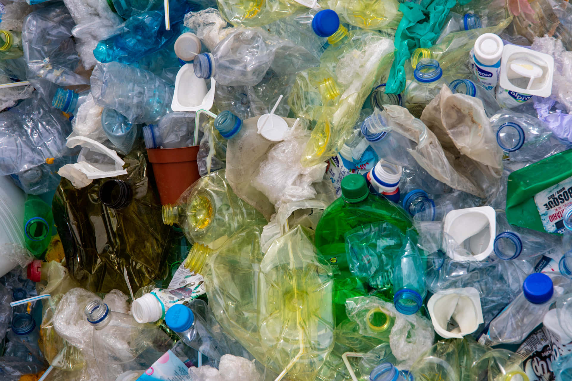 Dirty Plastic Pollution Wallpaper