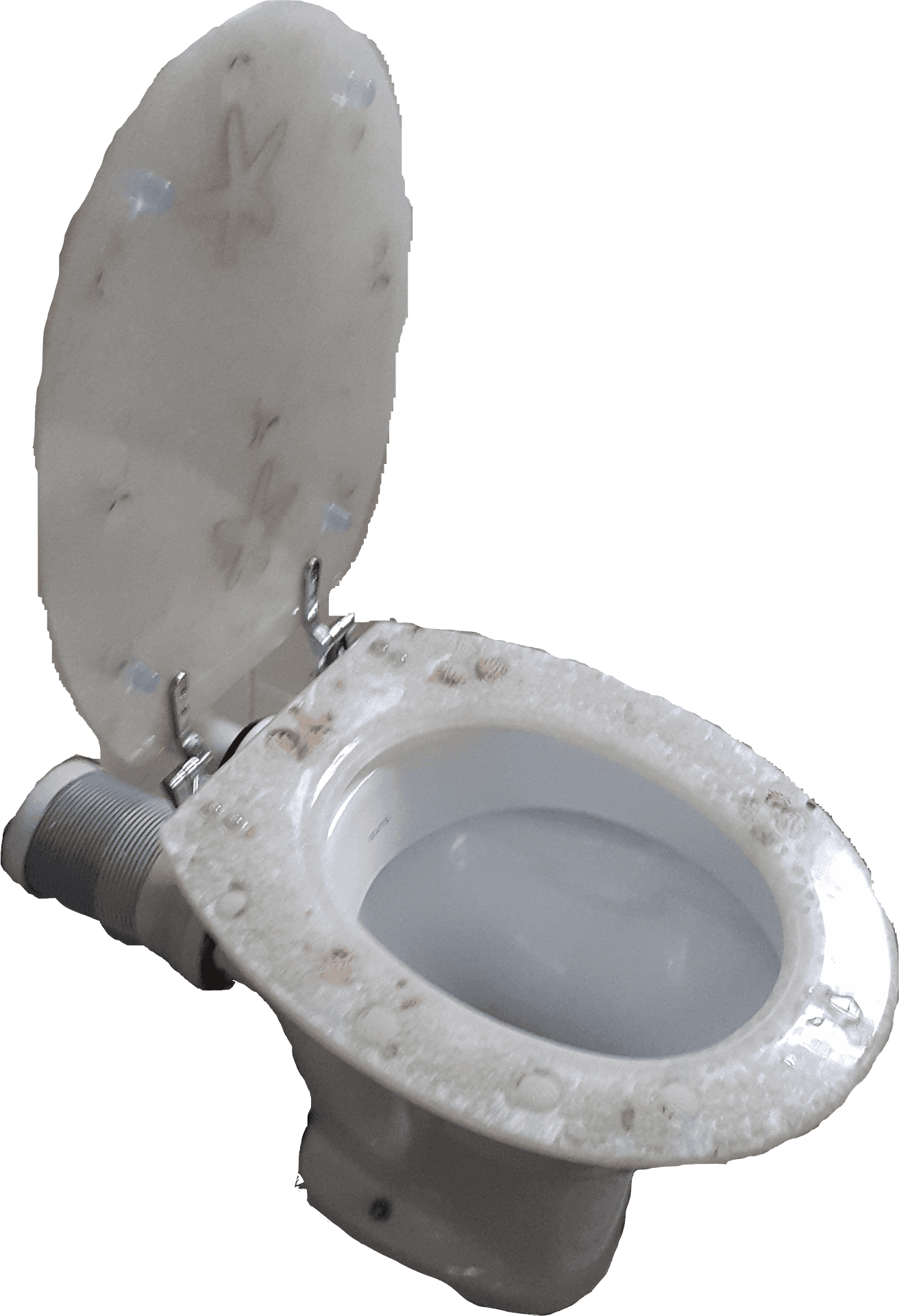 Dirty Toilet Bathroom Hygiene Issue PNG