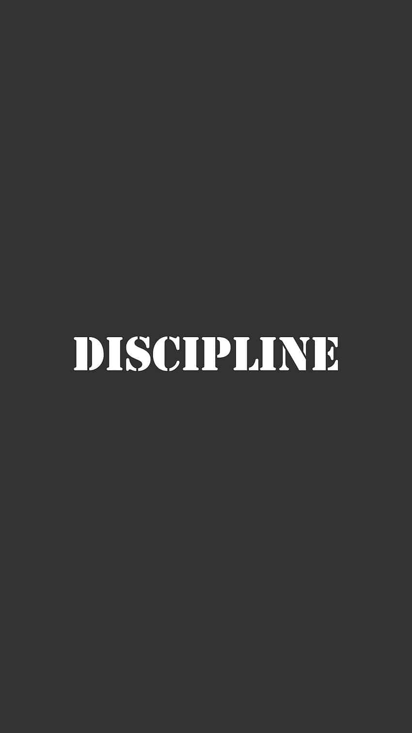Discipline Concept Simple Background Wallpaper