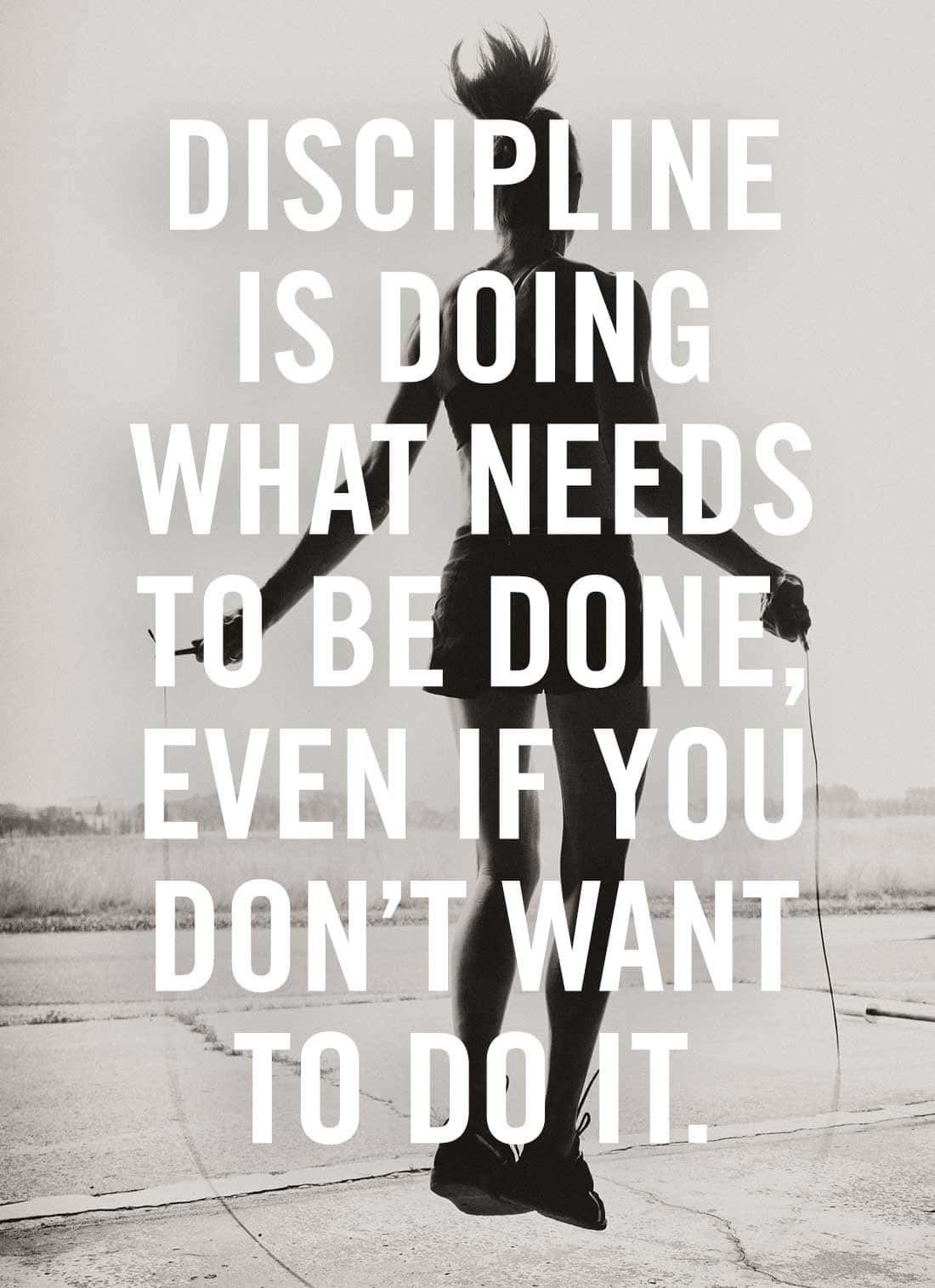 Discipline Motivation Fitness Quote Wallpaper