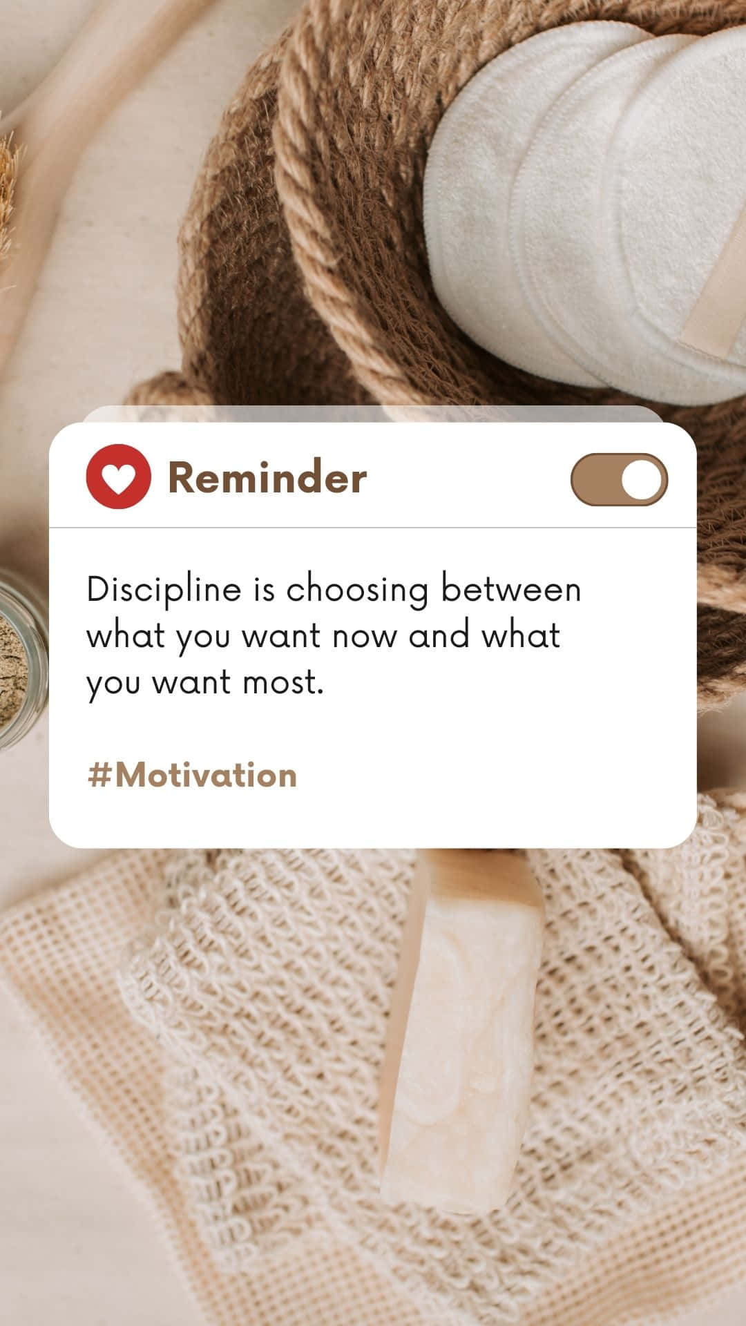 Discipline Motivation Quote Wallpaper