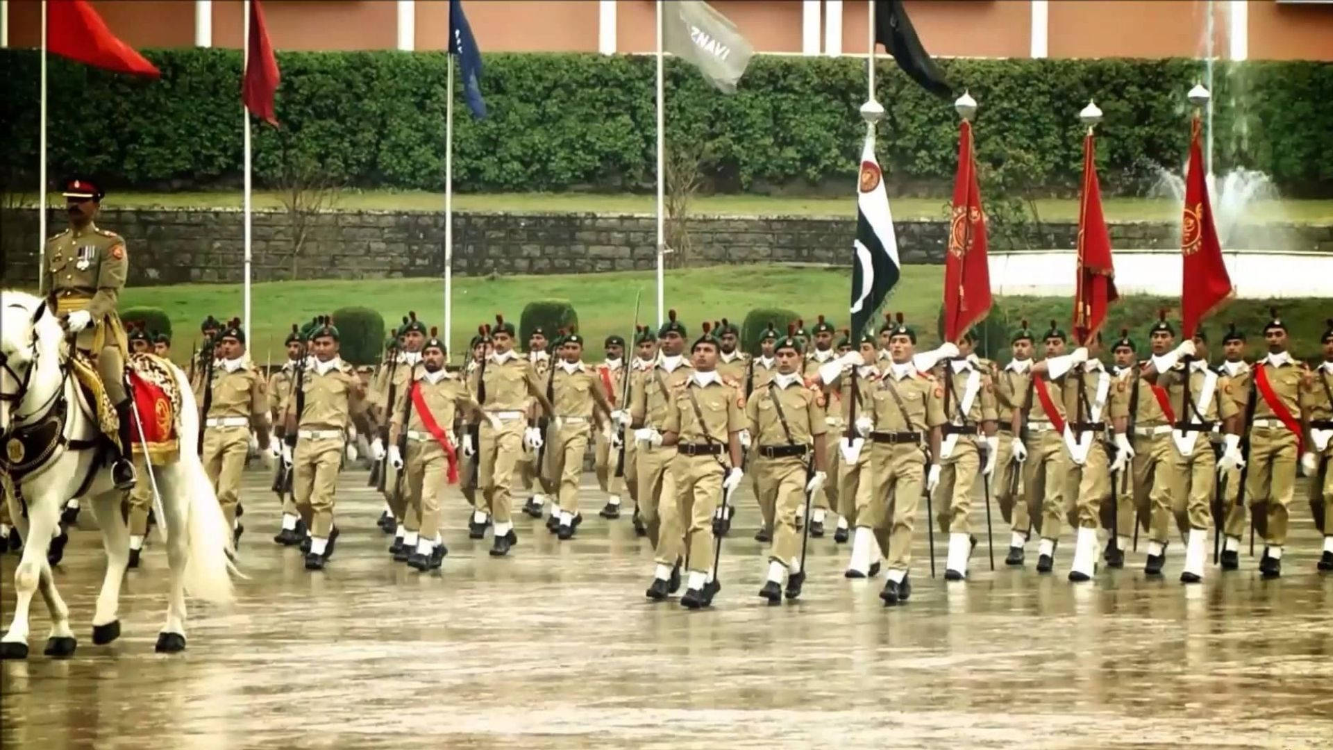 Disciplinato Esercito Pakistano Sfondo