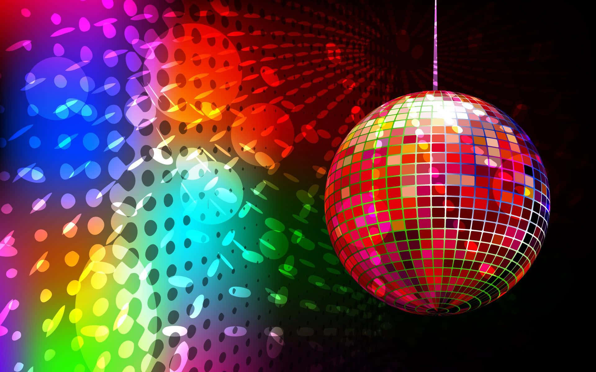 Vibrant nightlife - A captivating disco background.