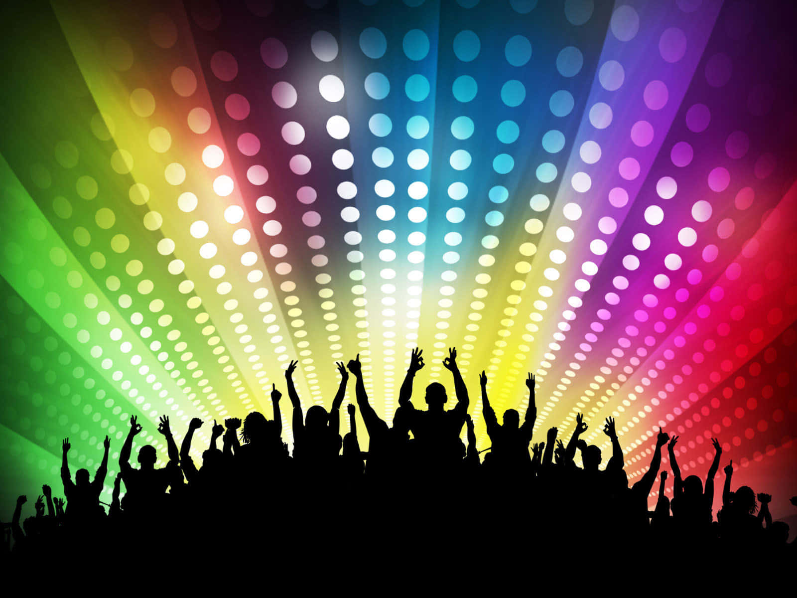 Colorful Light Party Disco Background For Desktop
