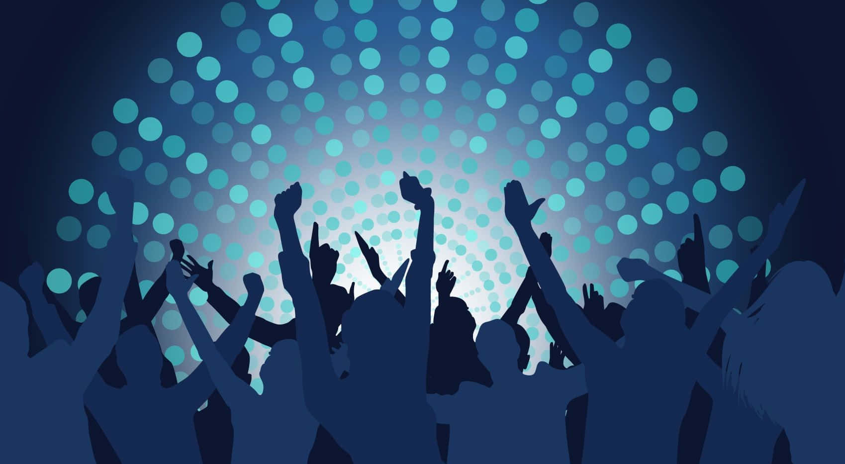 Partying And Dancing Disco Background For Desktop