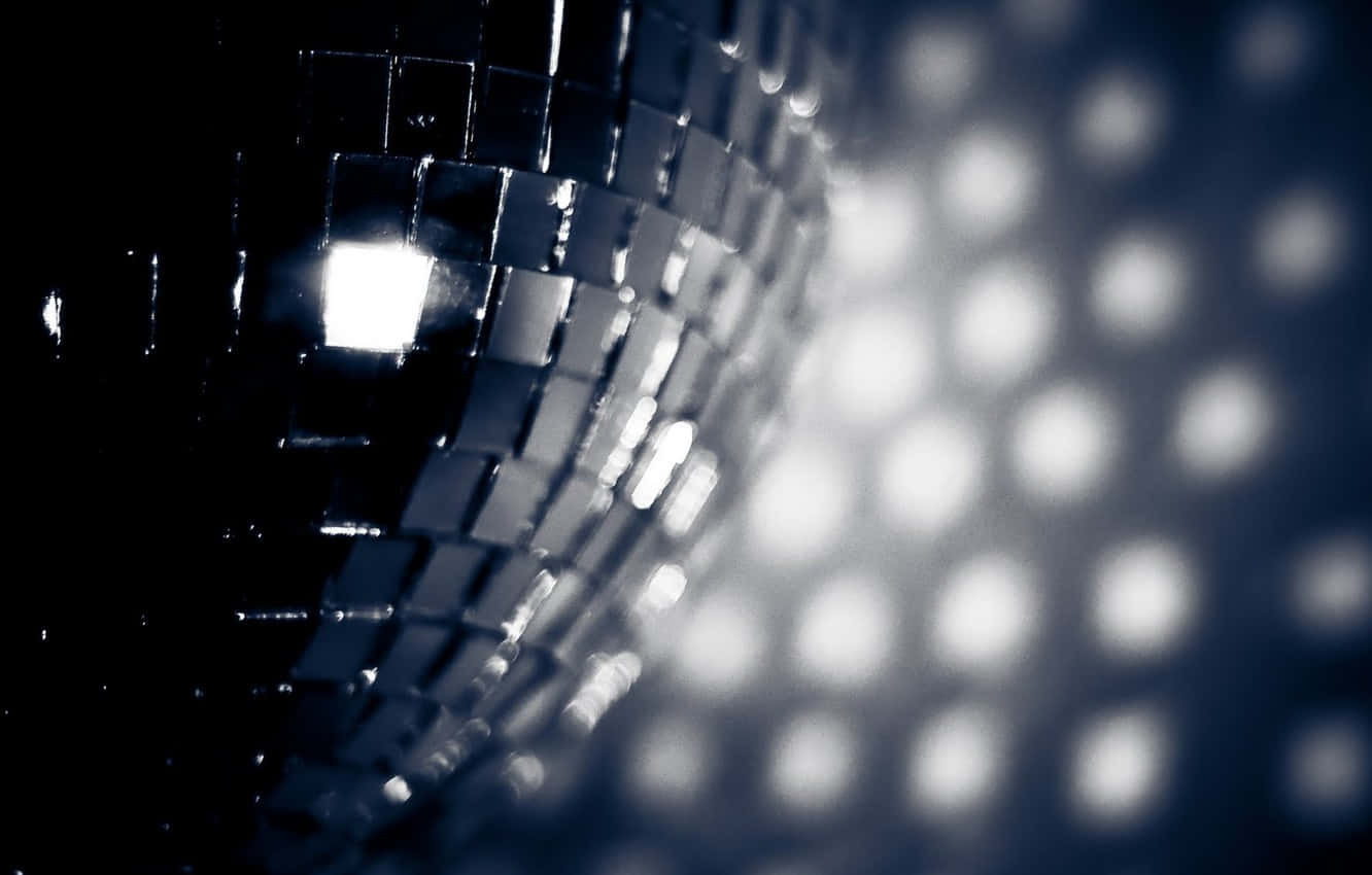 Spiegelkugelnahaufnahme Fotografie Disco Hintergrund Für Den Desktop
