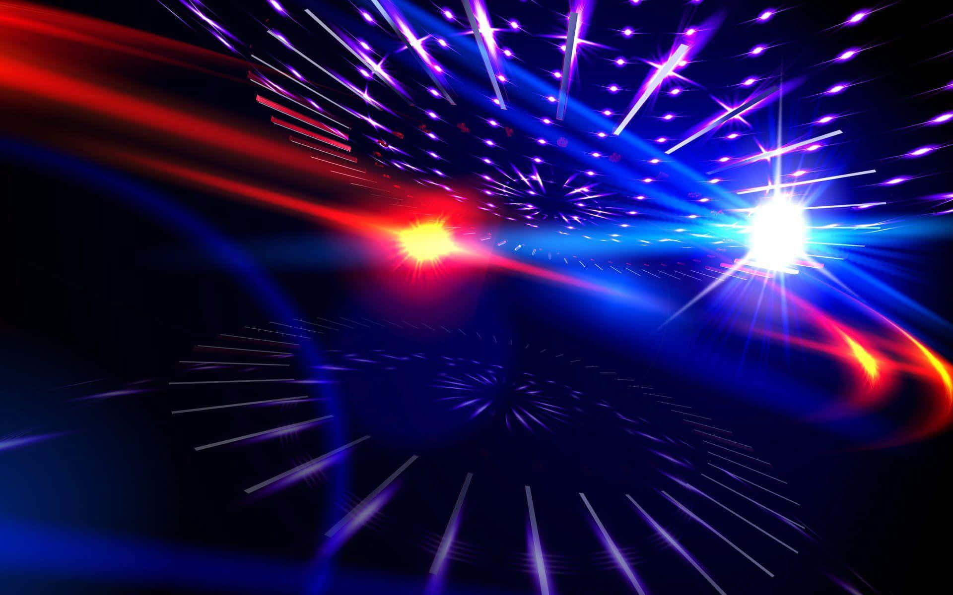 Red And Blue Colors Disco Background For Desktop