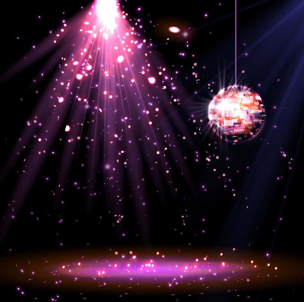 "Capture the dance floor with shimmering disco ball lights!"