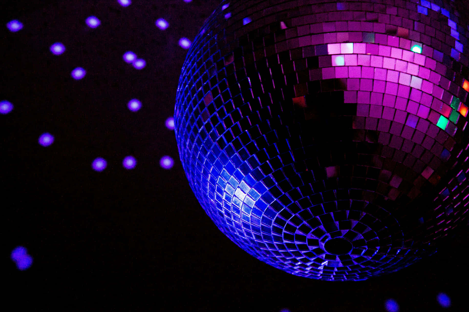 Disco Ball Glowing Lights.jpg Wallpaper