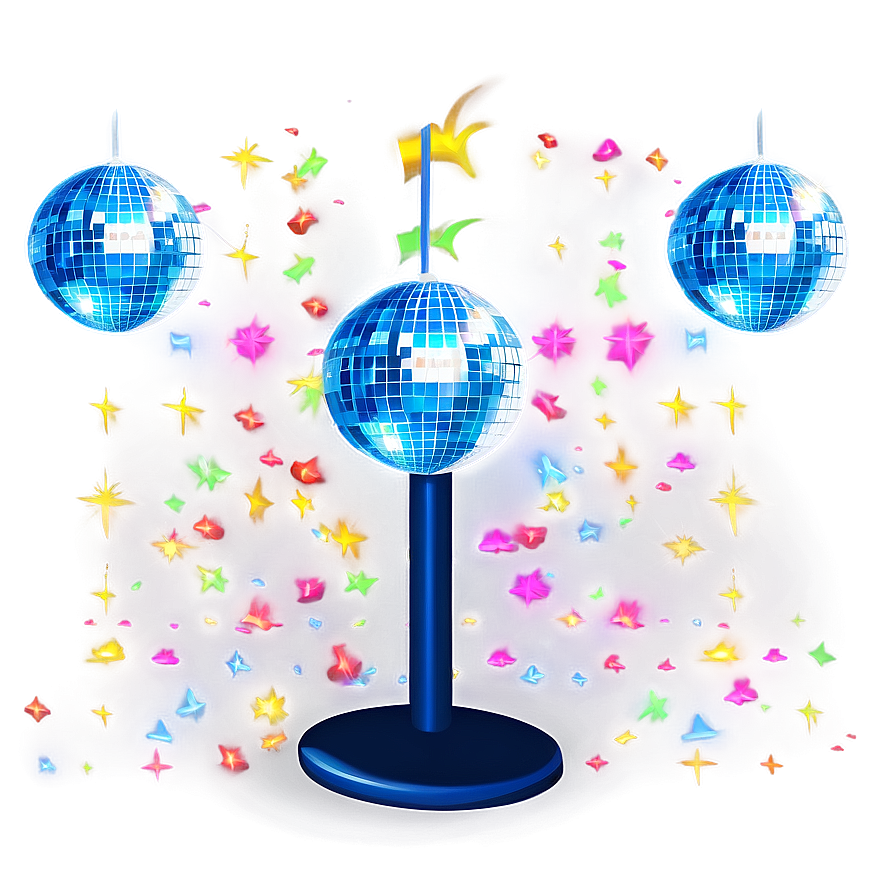 Disco Ball Sparkle Fiesta.png PNG
