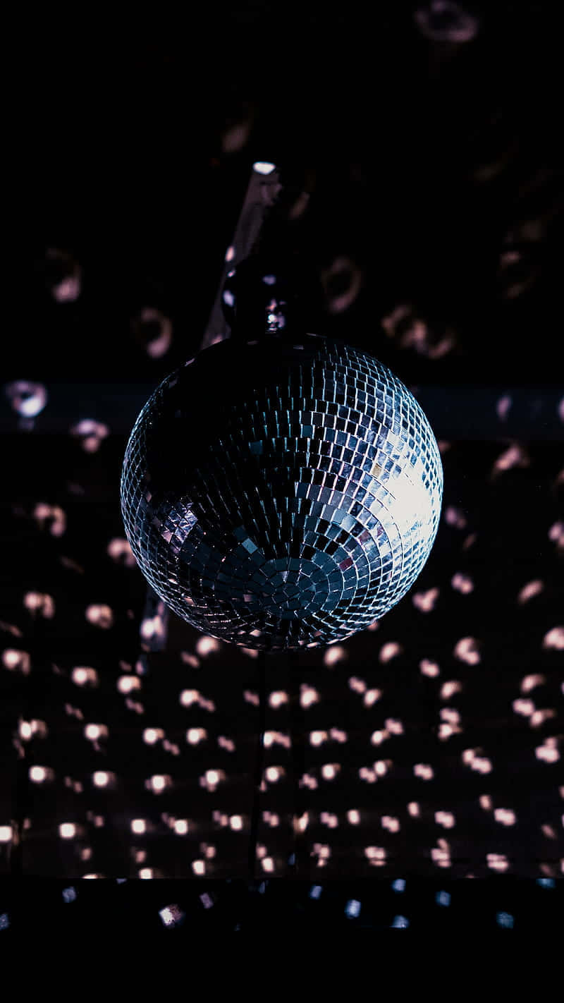 Disco Ball Sparkling Lights Nightclub Wallpaper