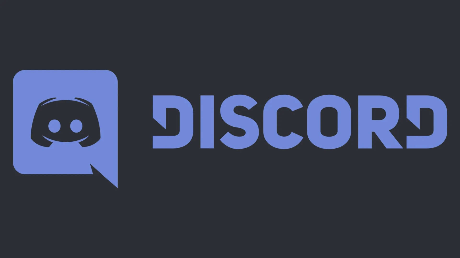 Discord Icon And Wordmark Wallpaper