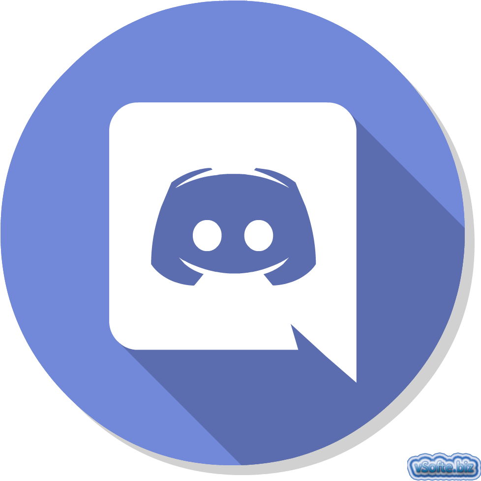 Discord Logo Blue Circle PNG