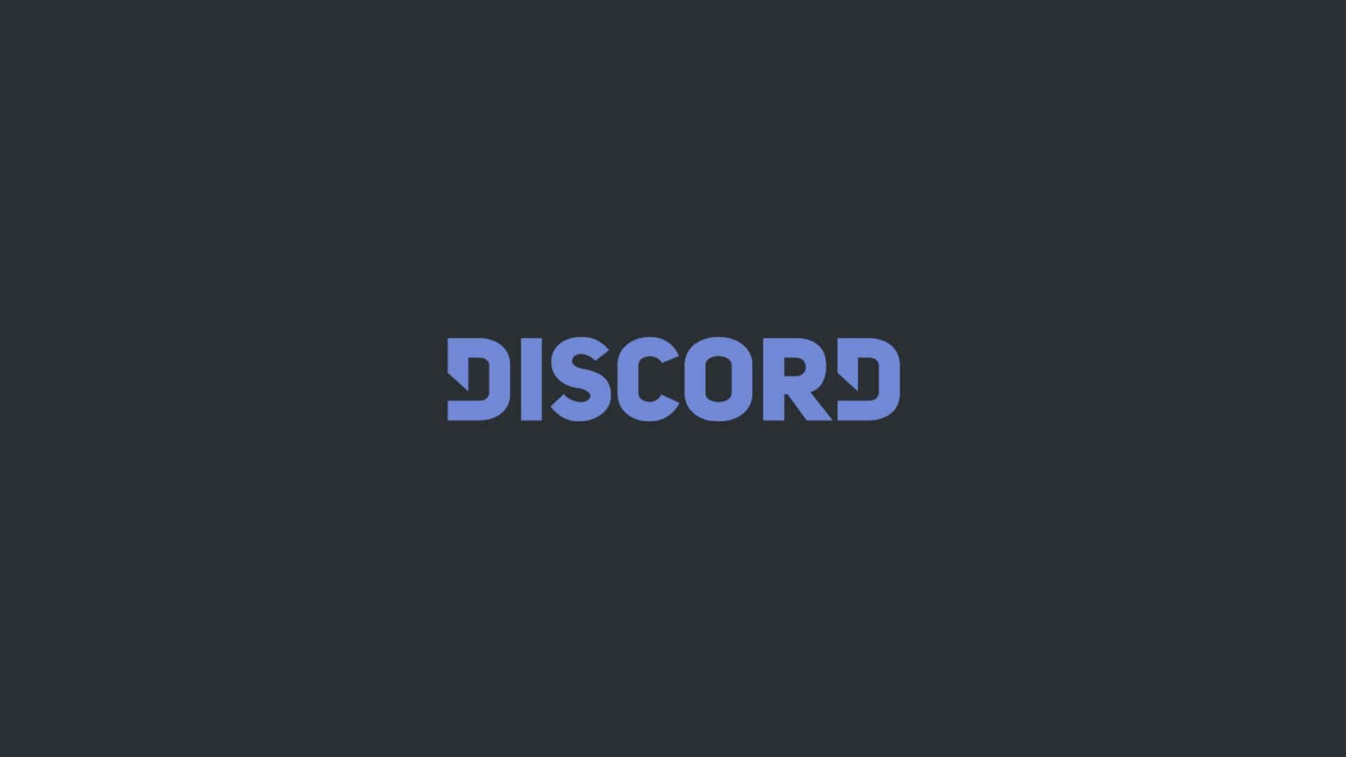 Discord Logo On A Dark Gradient Background Wallpaper