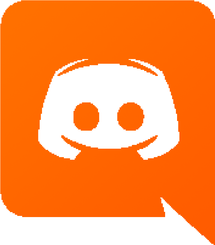 Download Discord Logo Orange Background | Wallpapers.com