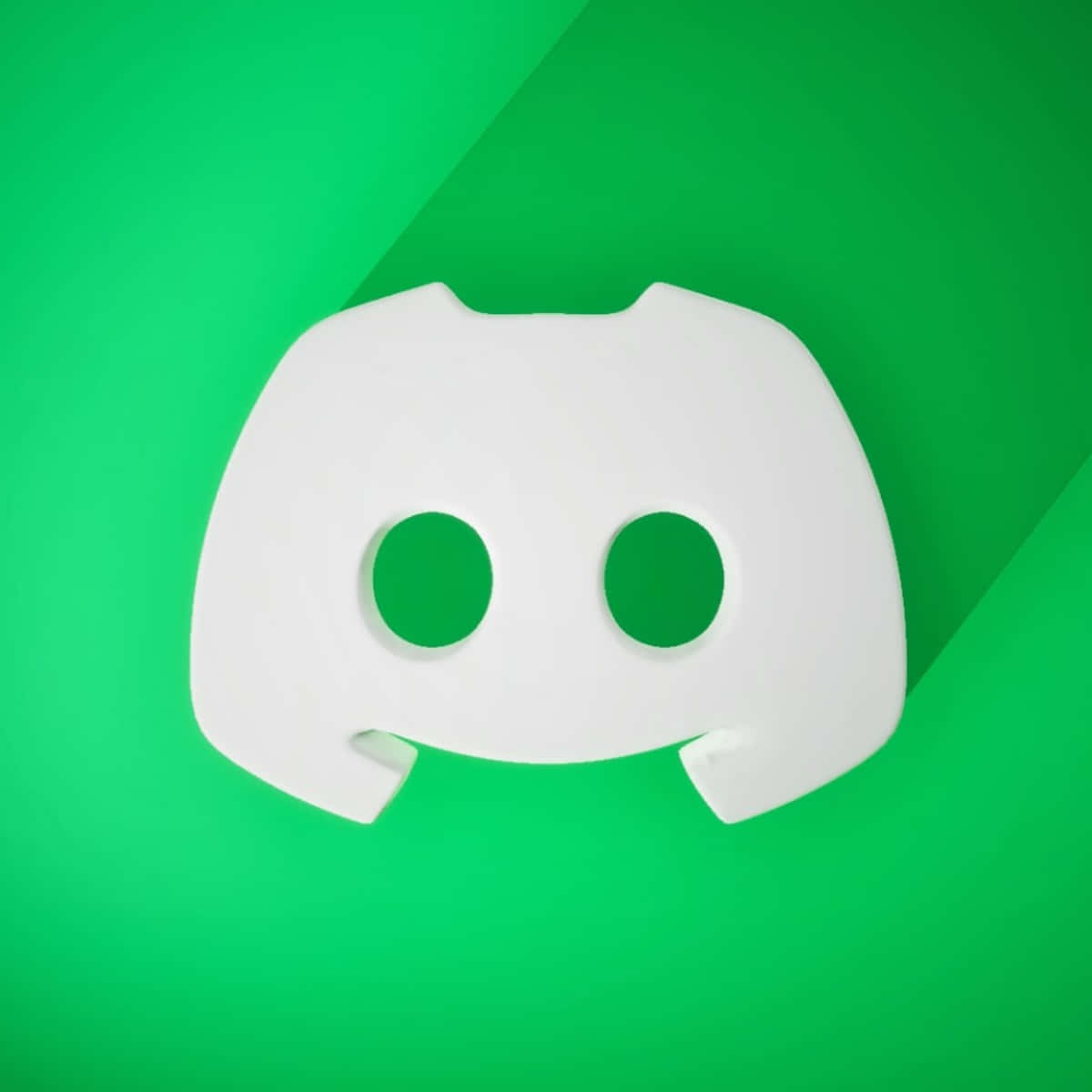Hvid på grøn ikon Discord-profilbilleder