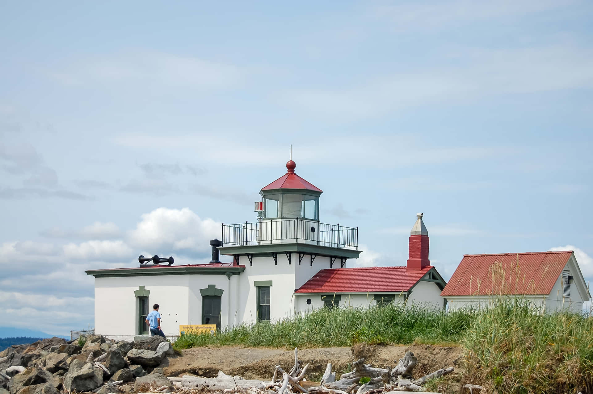 Discovery Park Lighthouse Seattle Wallpaper