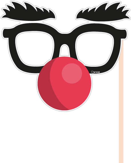 Disguise Props Glassesand Nose PNG