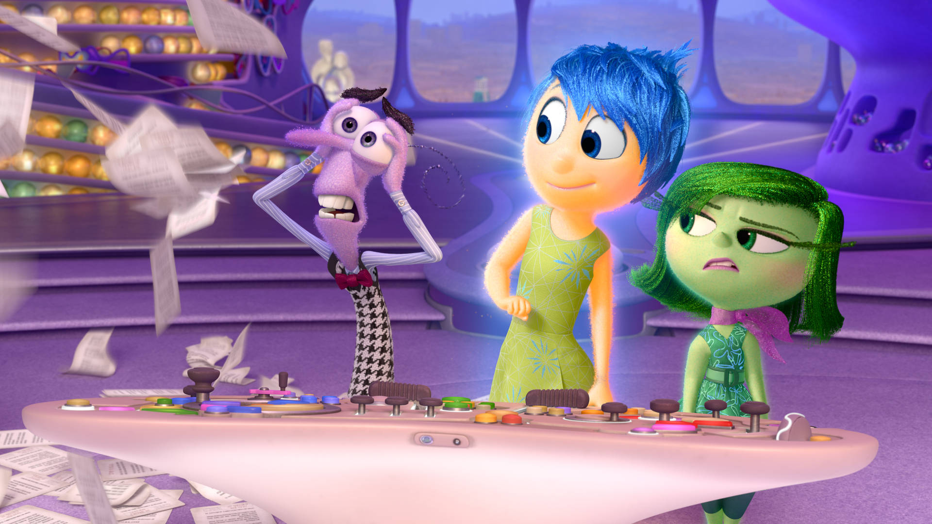 Disgust Inside Out Control Room