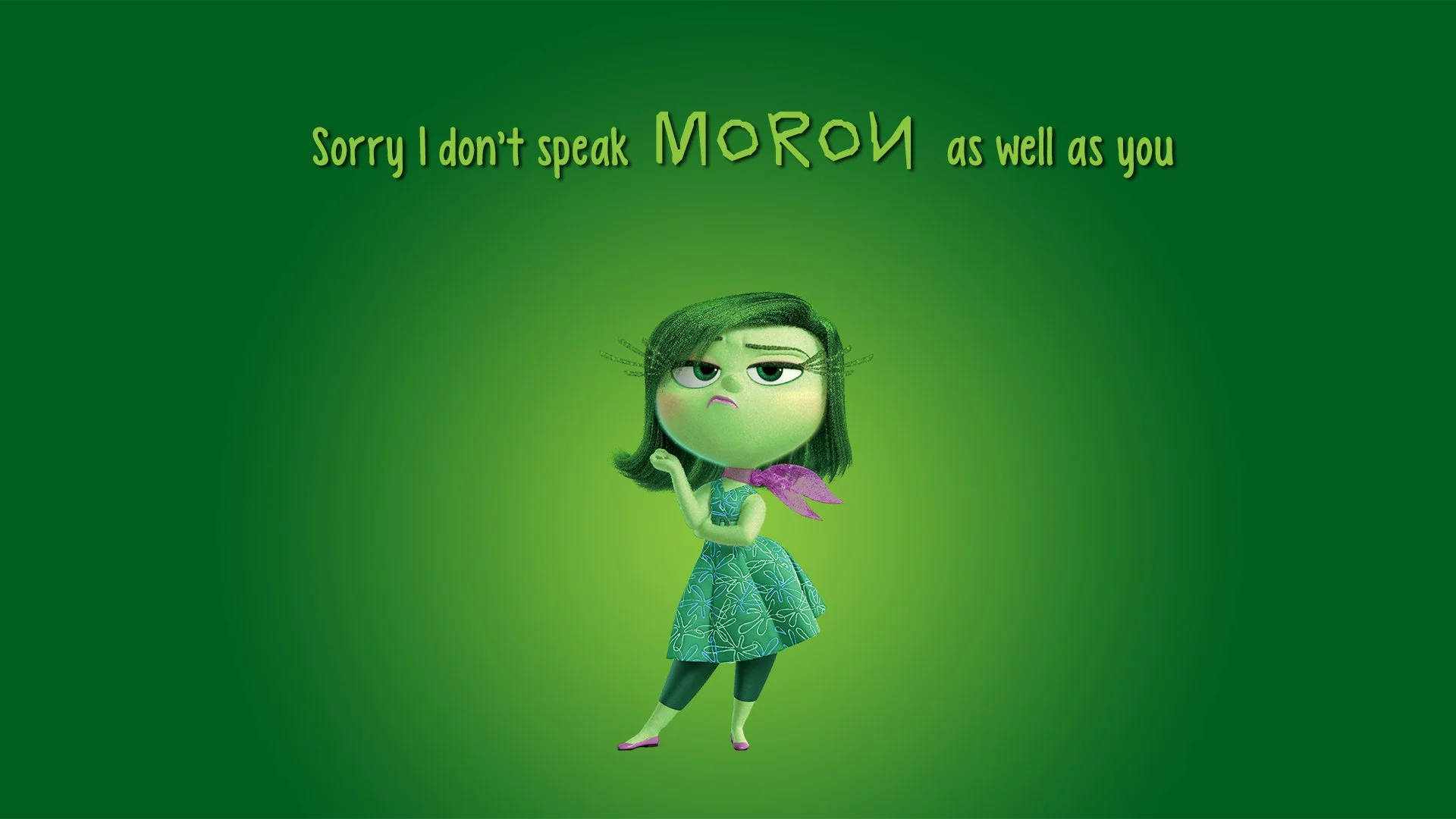 Disgust Inside Out Quote