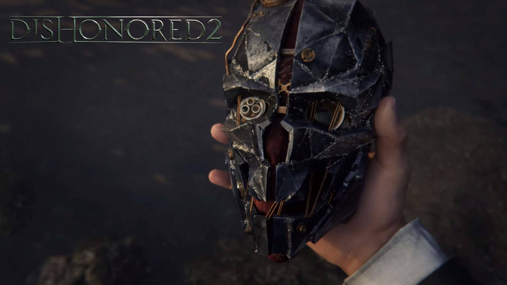 Dishonored 2 Corvo's Mask Wallpaper