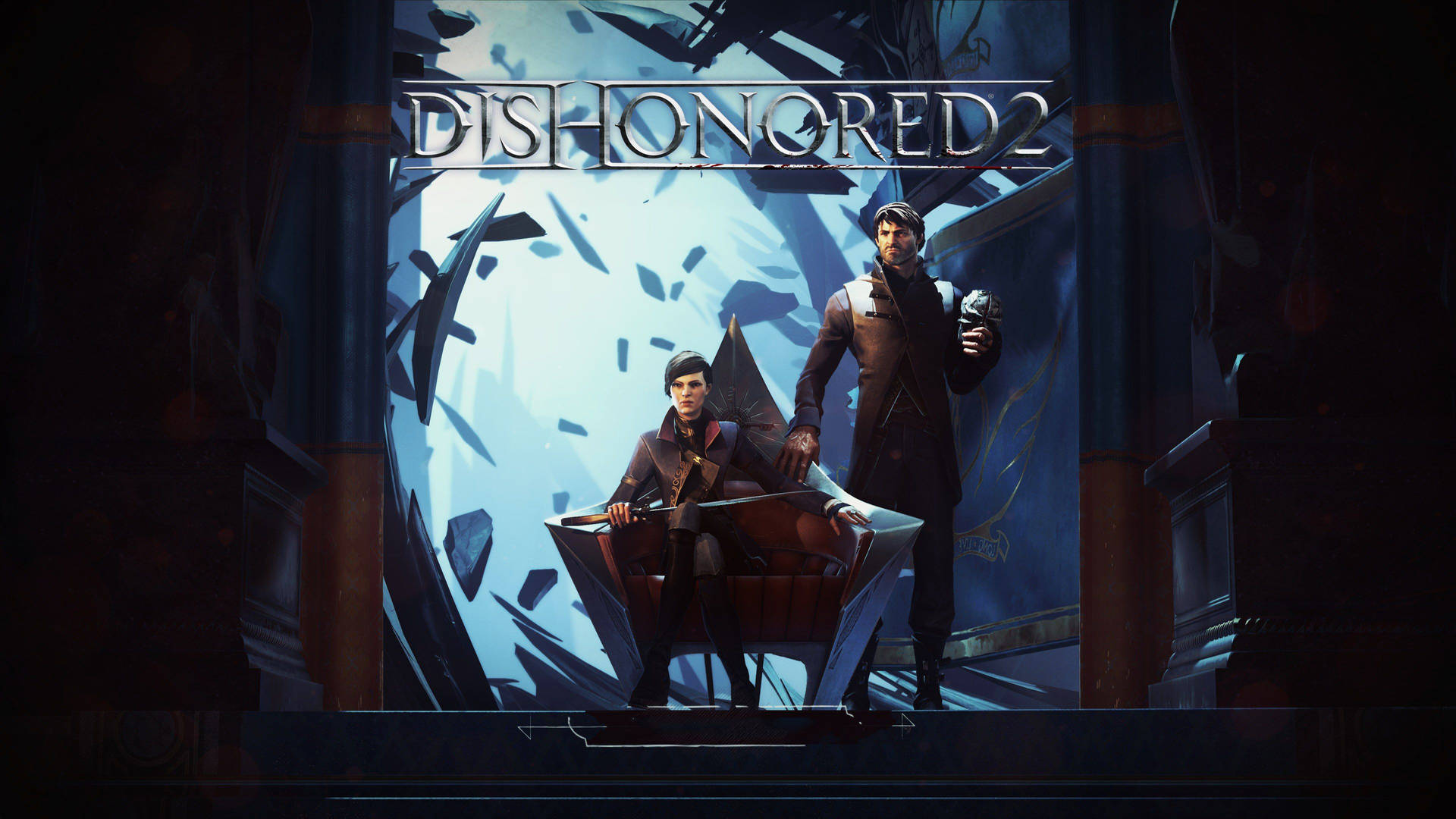 Dishonored 2 Emily Corvo Throne And Title Wallpaper
