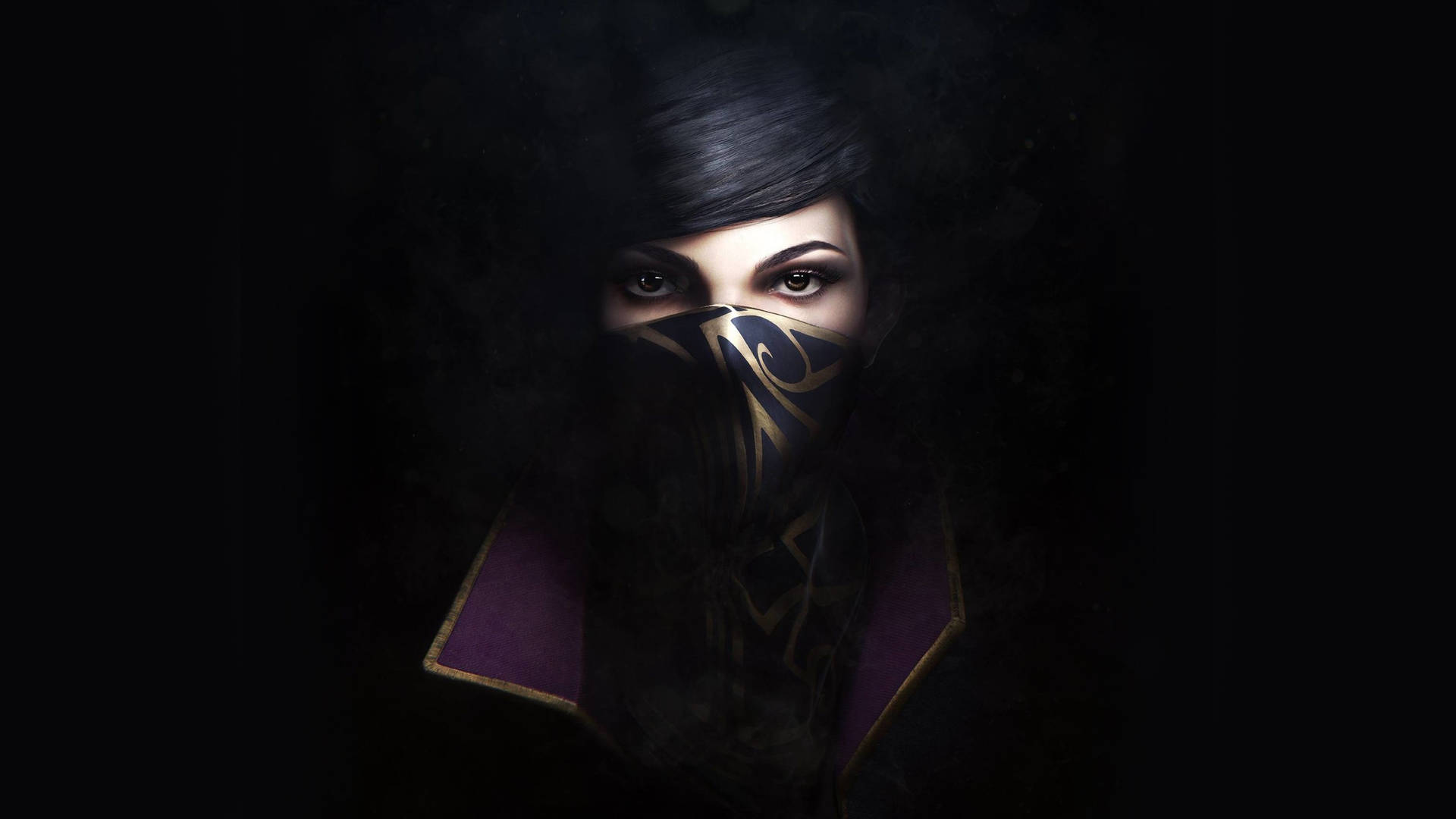 Dishonored 2 Emily Kaldwin In The Dark Wallpaper