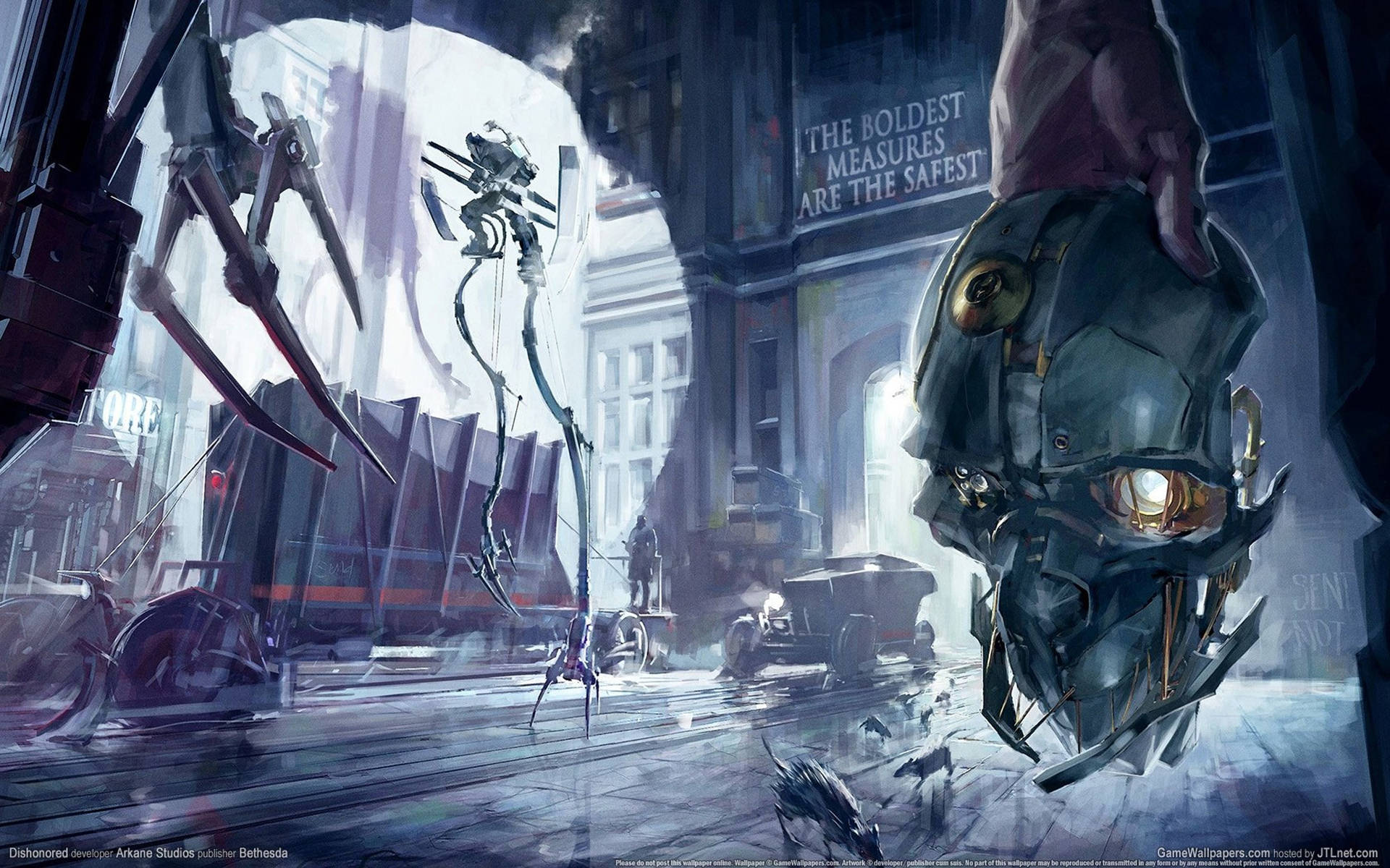 Dishonored Old Port Street Wallpaper